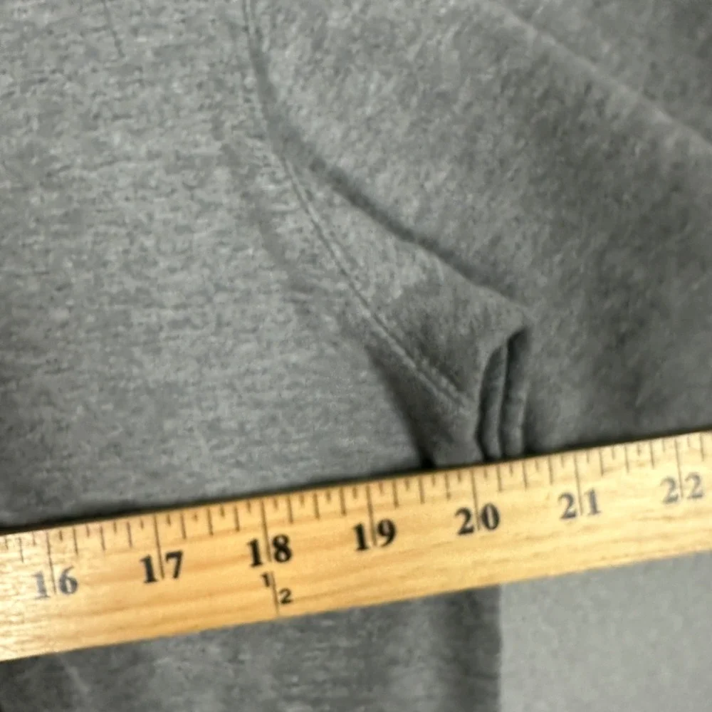 Nike Jordan Hoodie Mens Small Jumpman Air Grey Black Graphic Pullover Sweatshirt